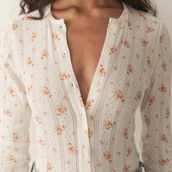 DOEN Amelie Top French Marigold Button-Up Top / size XS / NEW with tags - Picture 2 of 6